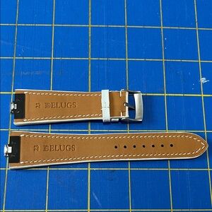 Delugs watch strap, white